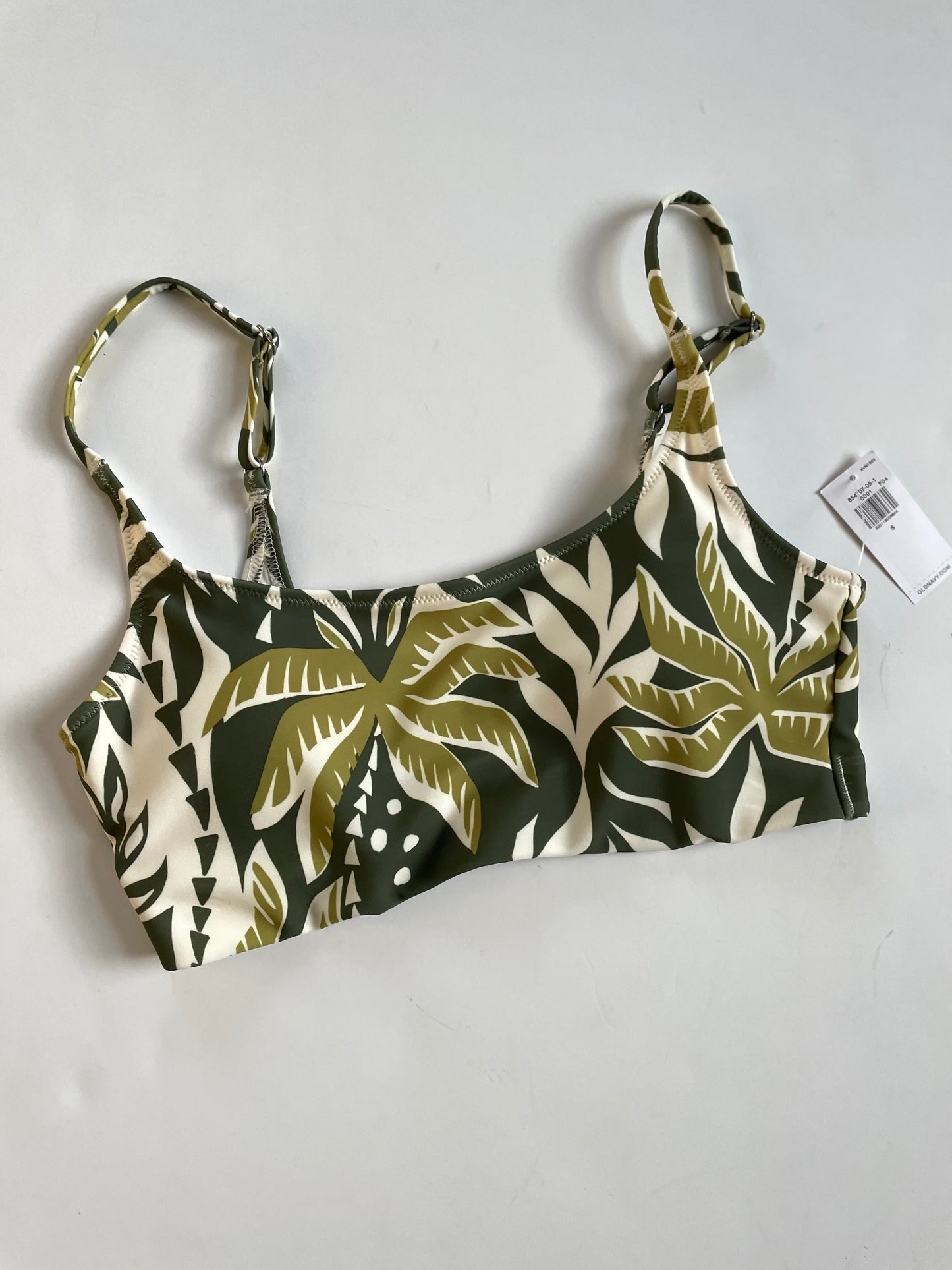 NWT Old Navy Palm Print Bikini (S)
