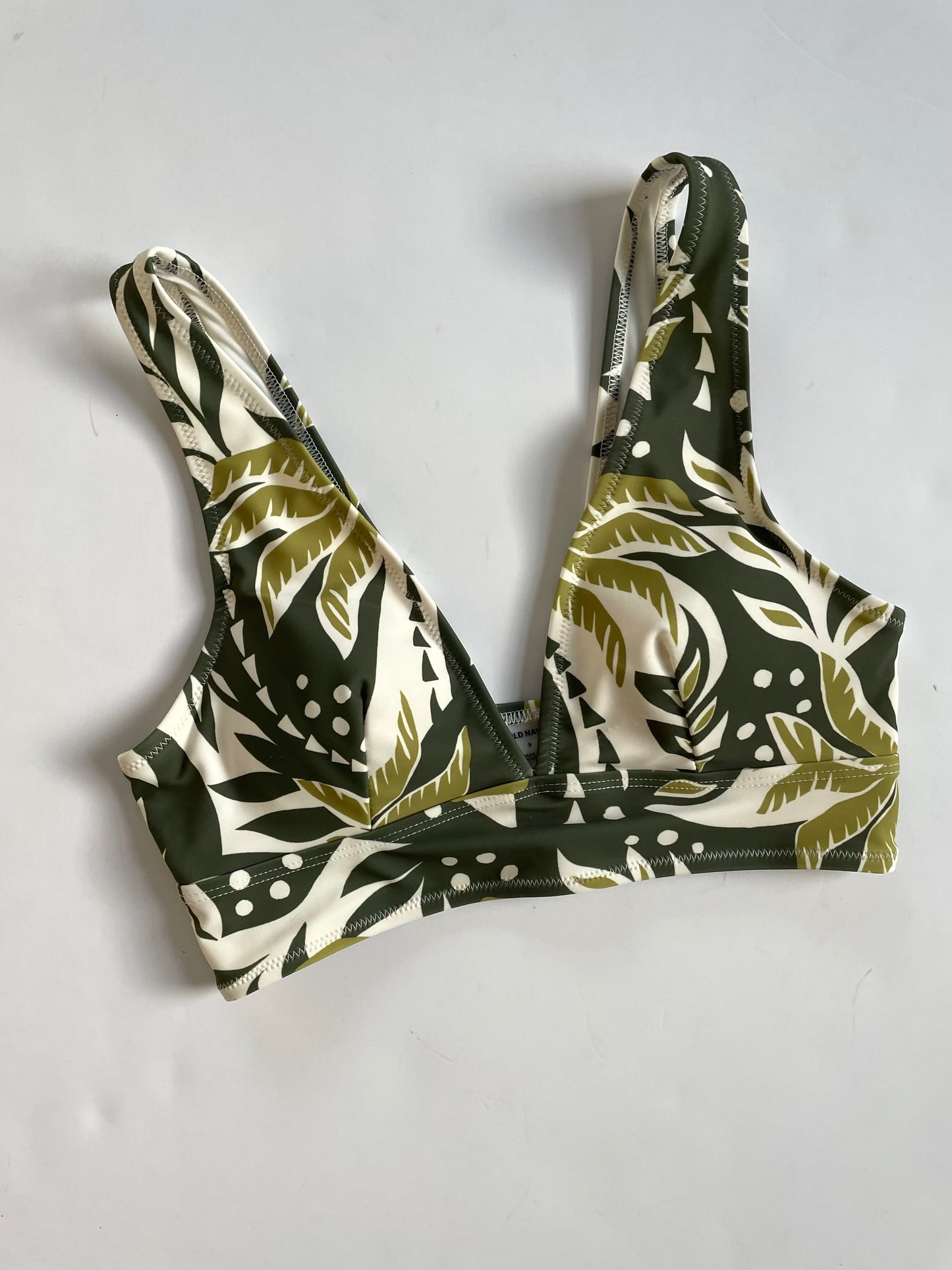 NWT Old Navy Palm Print Bikini (S)