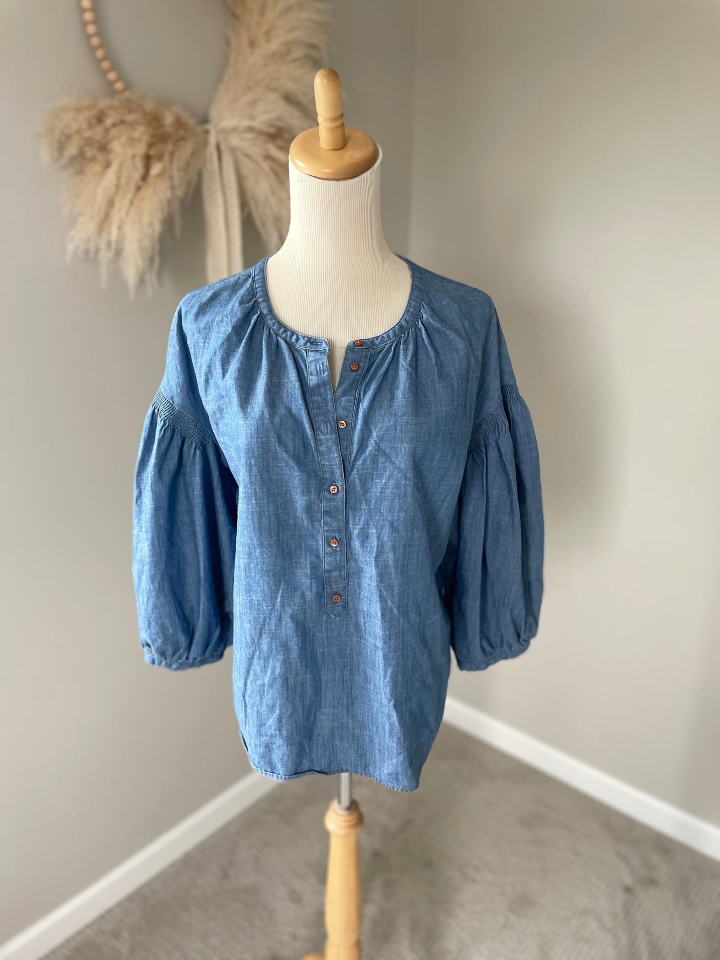 Sonoma Chambray Blouse (L)