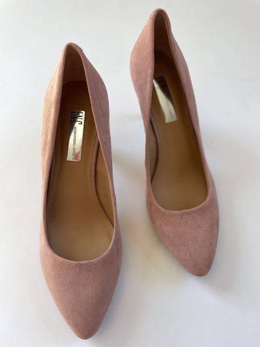 INC Blush Suede Heels (8)