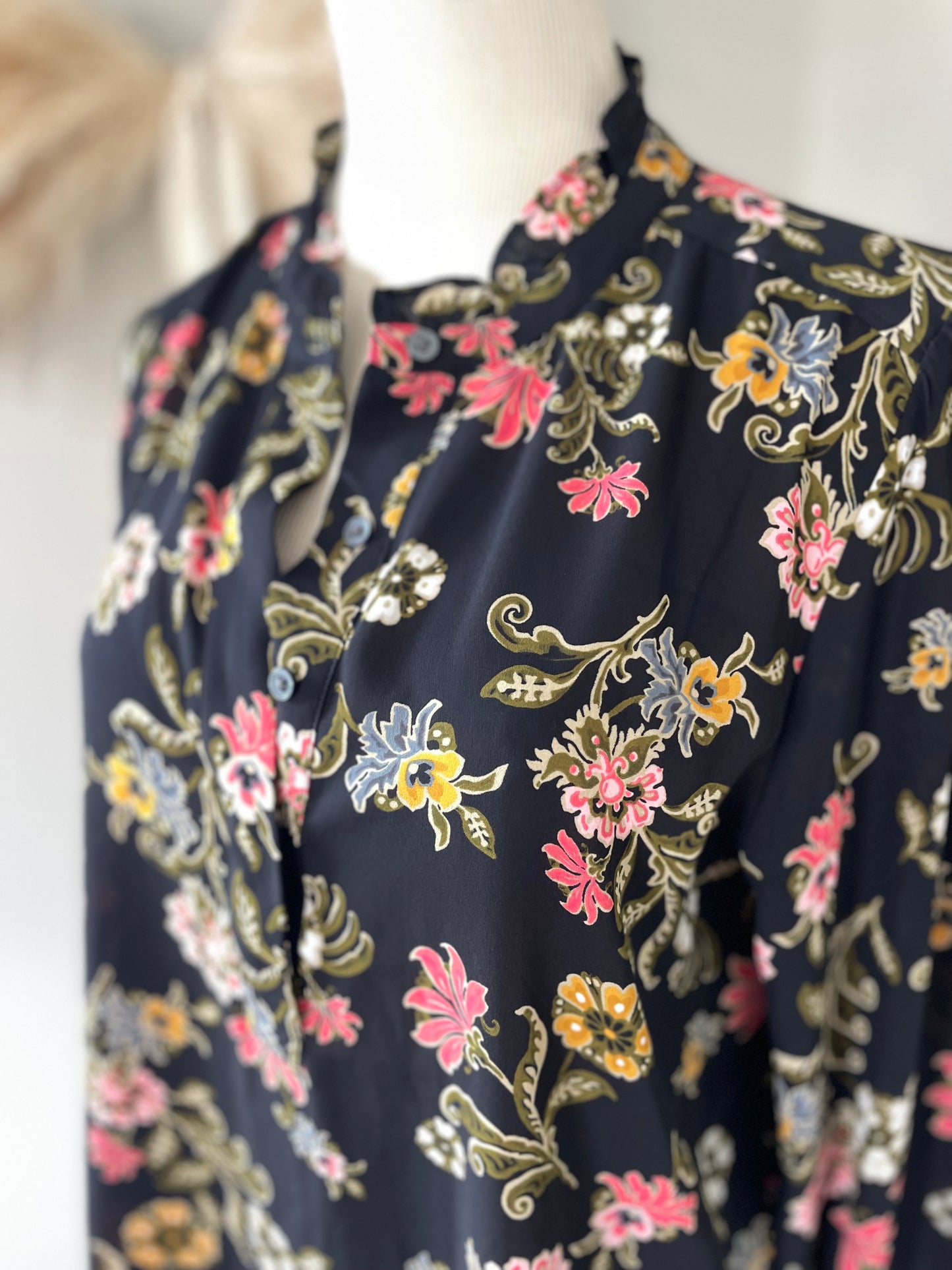 Loft Paisley Floral Blouse (M)