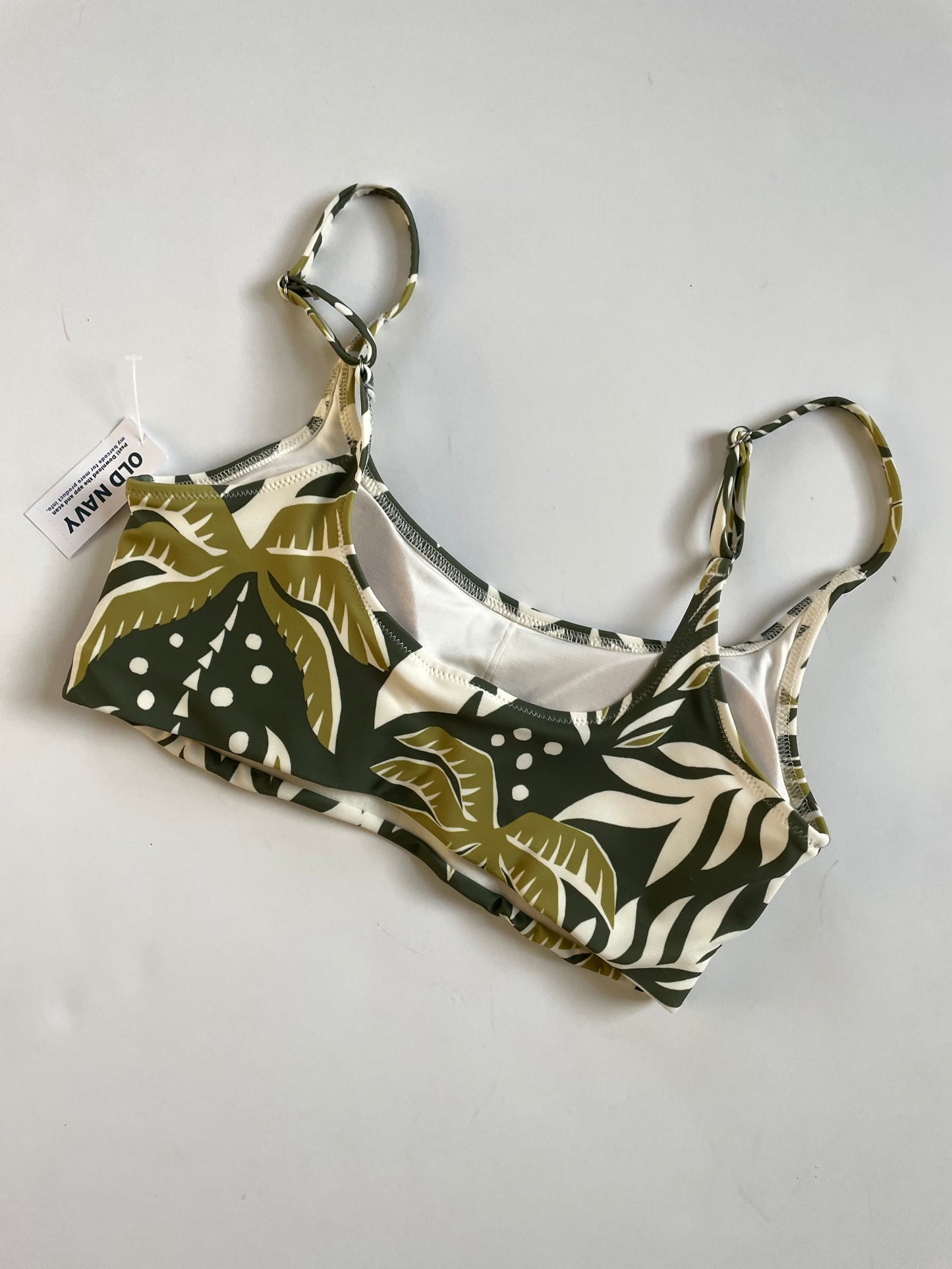 NWT Old Navy Palm Print Bikini (S)