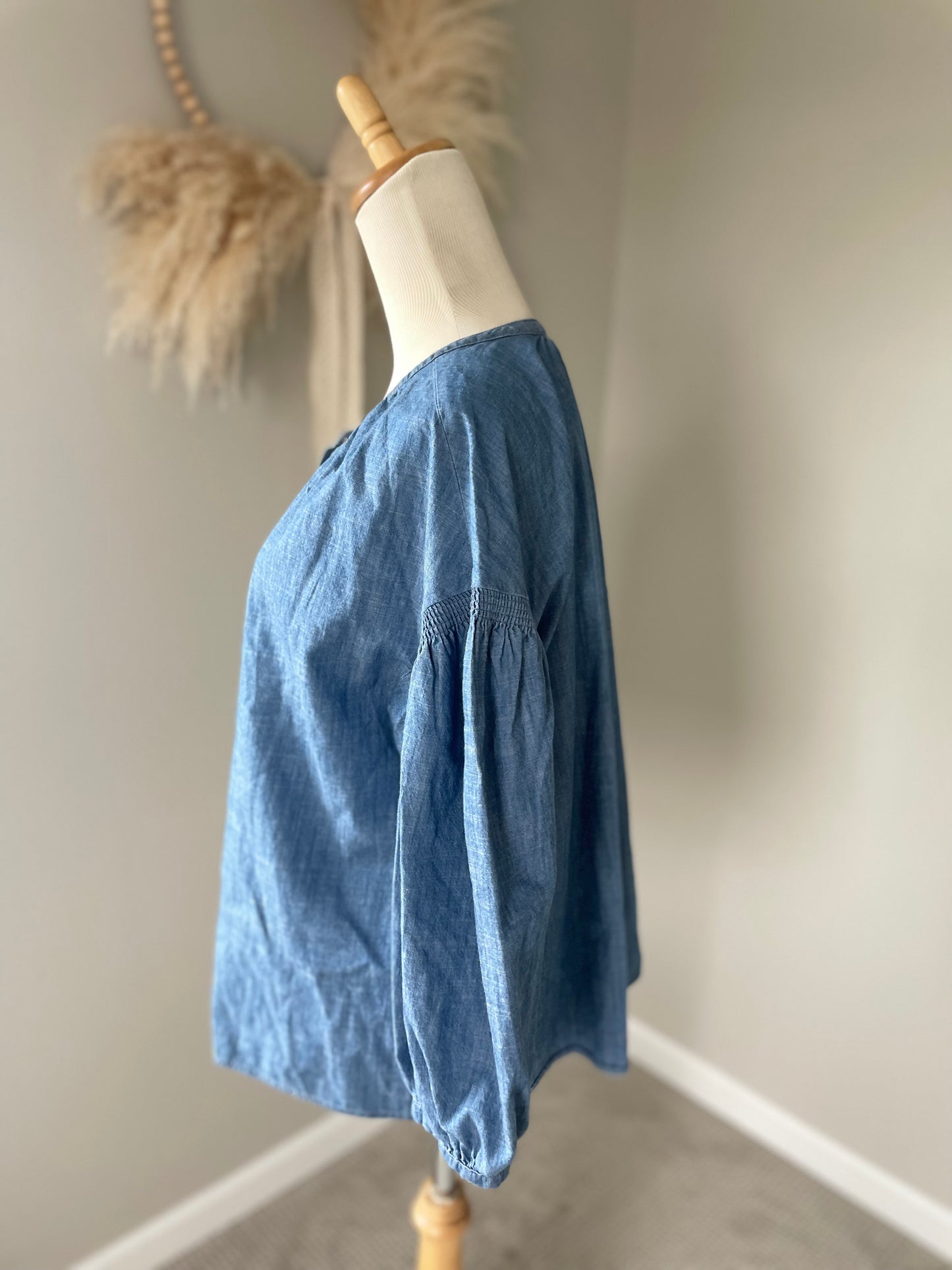 Sonoma Chambray Blouse (L)