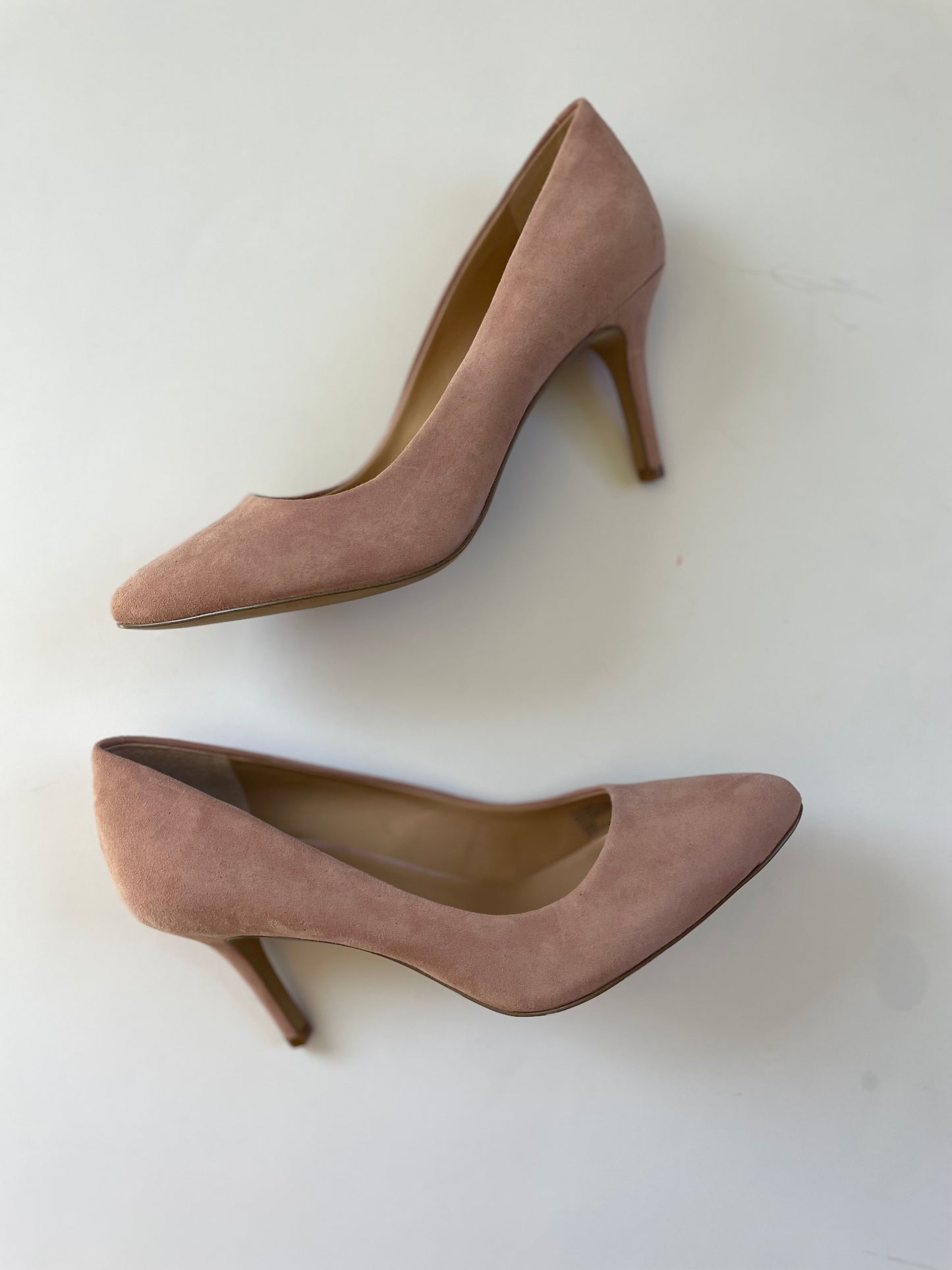 INC Blush Suede Heels (8)