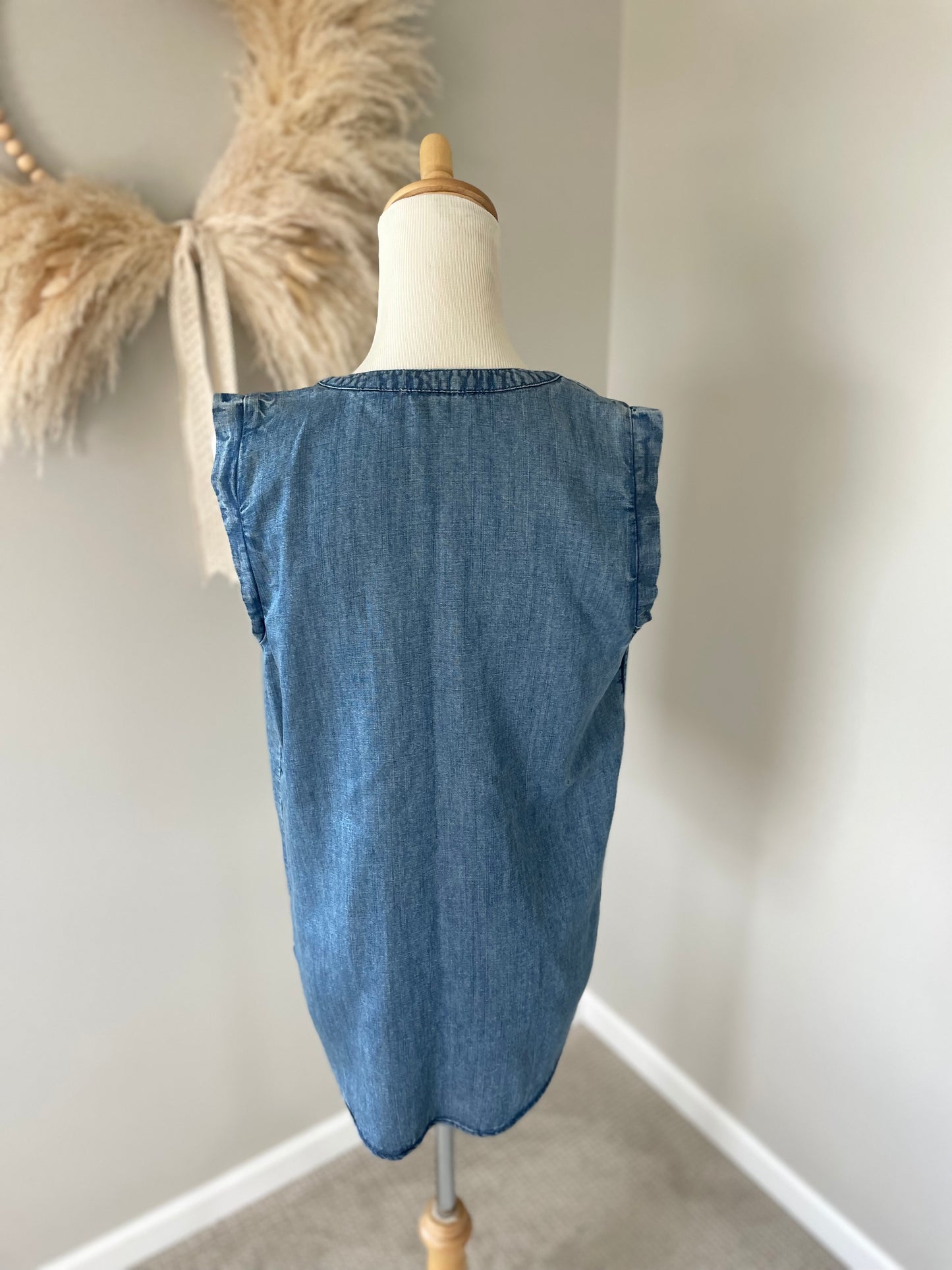 Loft Chambray Top (XS)