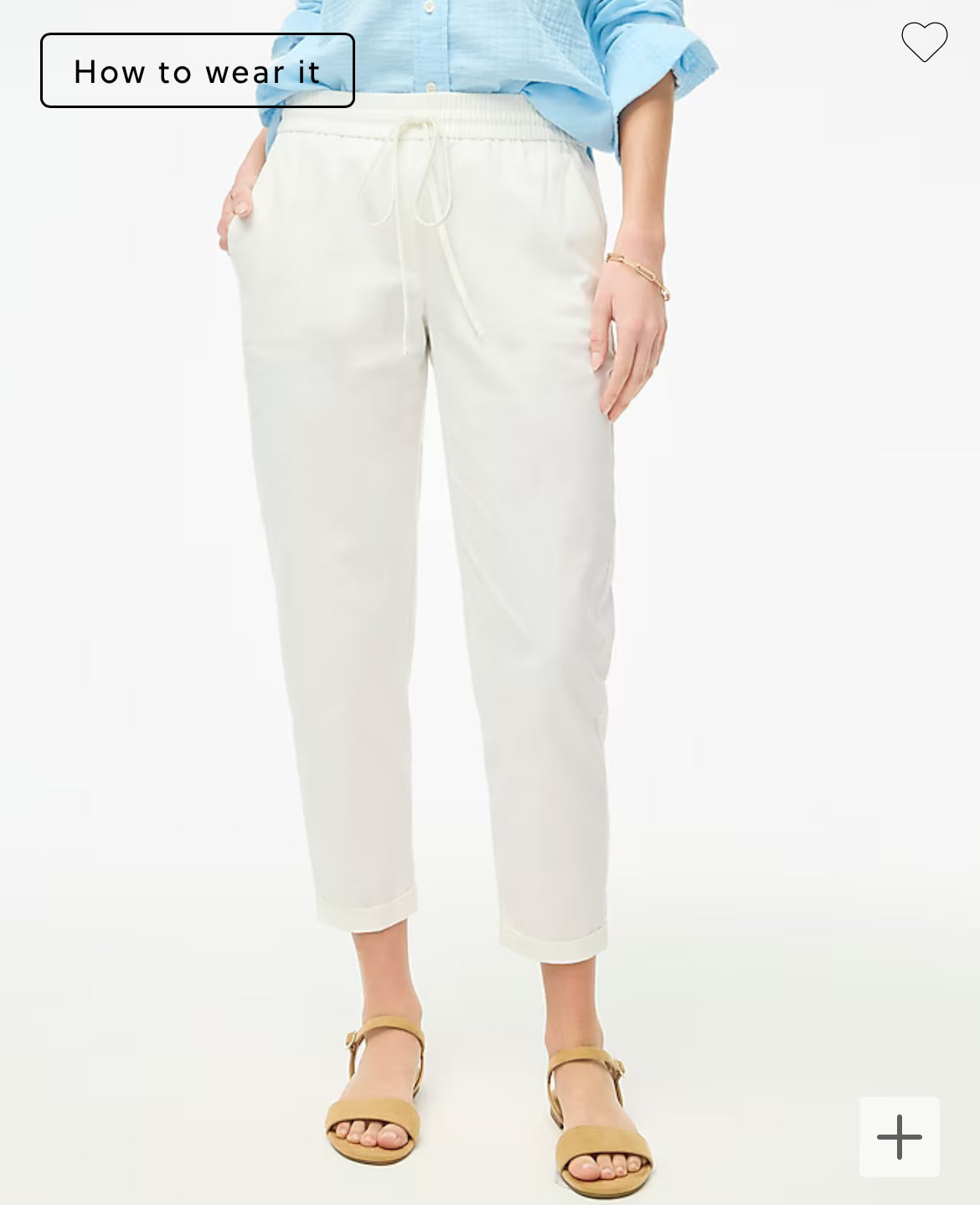 J. Crew Linen Cotton Blend Drawstring Pants (6)