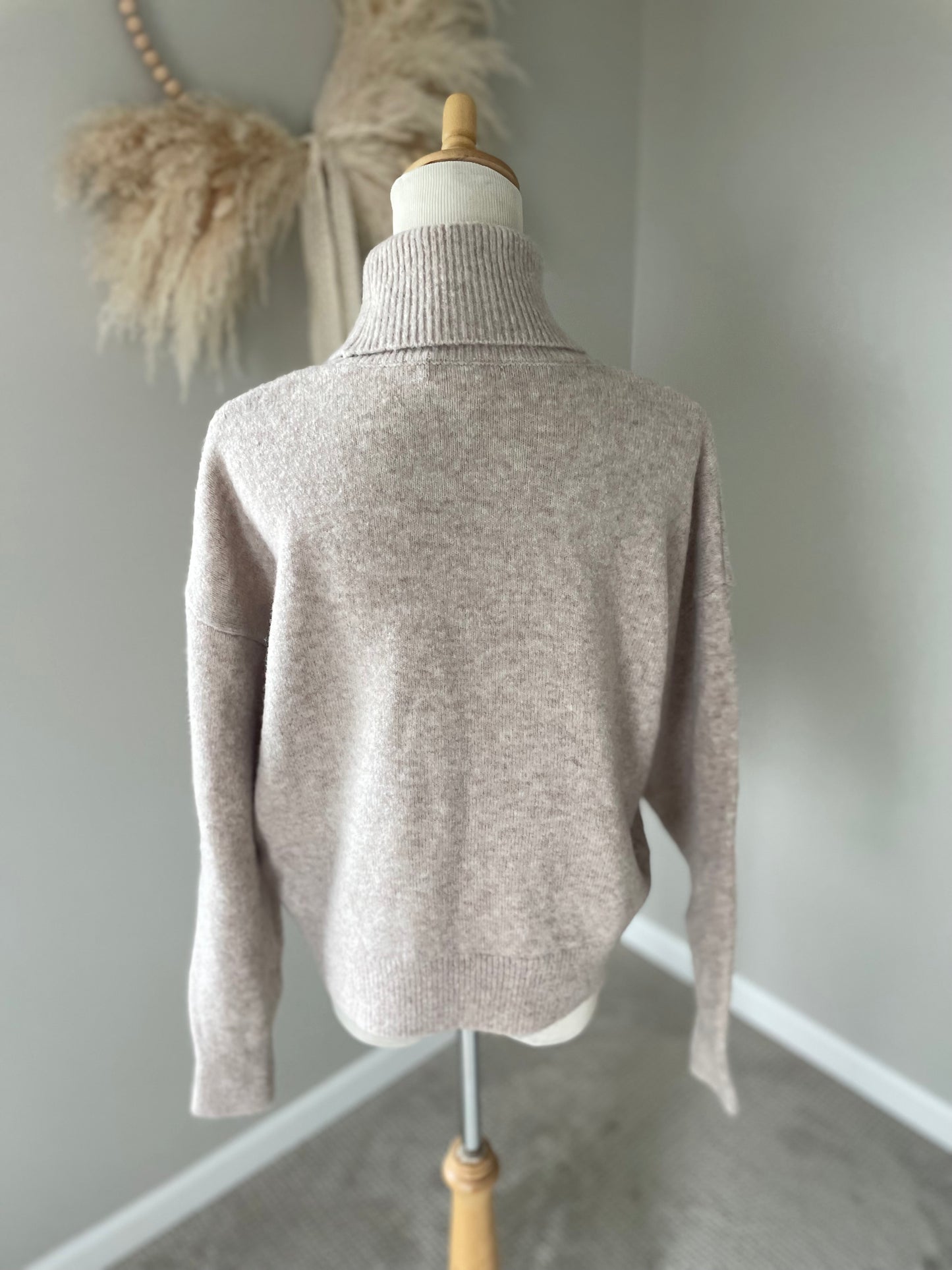 H&M Boxy Turtleneck Sweater (M)