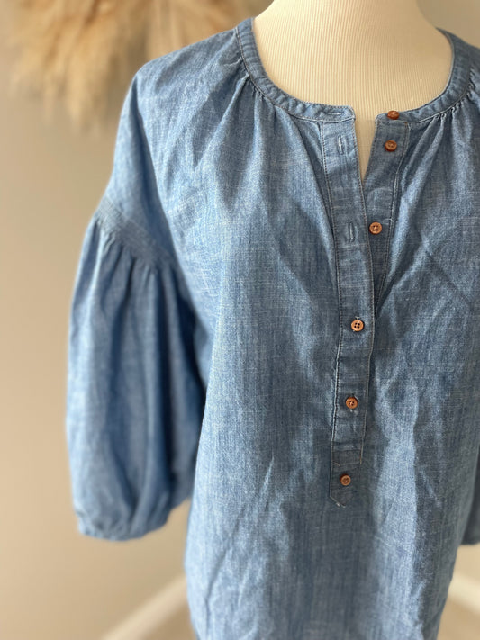 Sonoma Chambray Blouse (L)