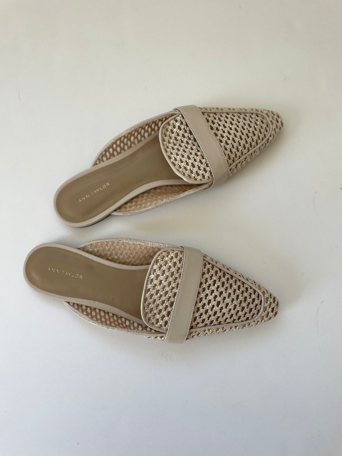 Ann Taylor Woven Mules (8)