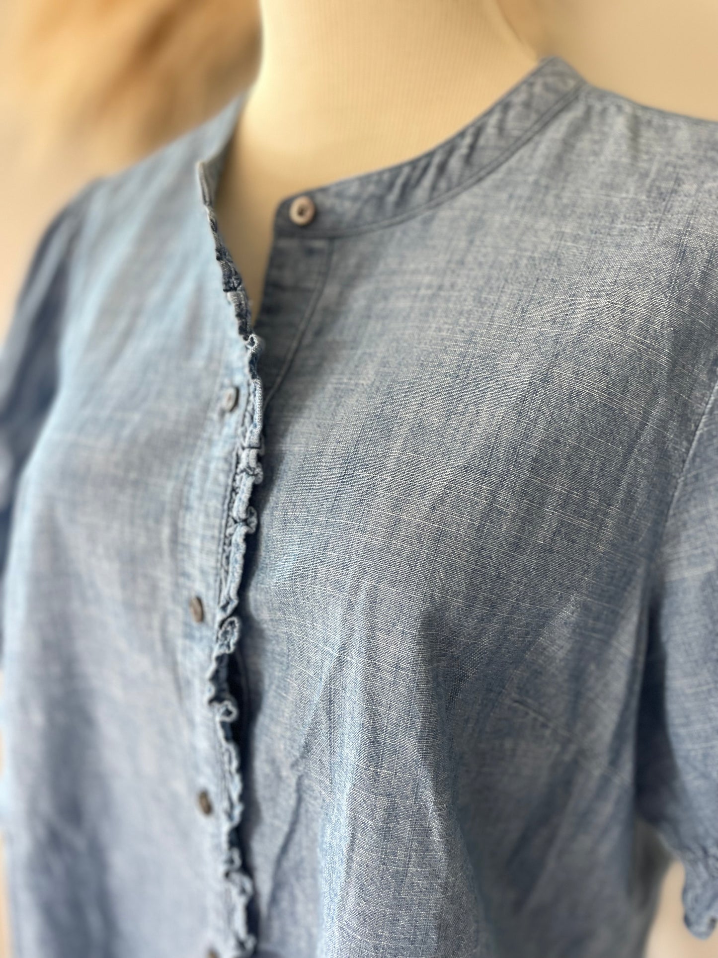 J. Crew Chambray Top (L)