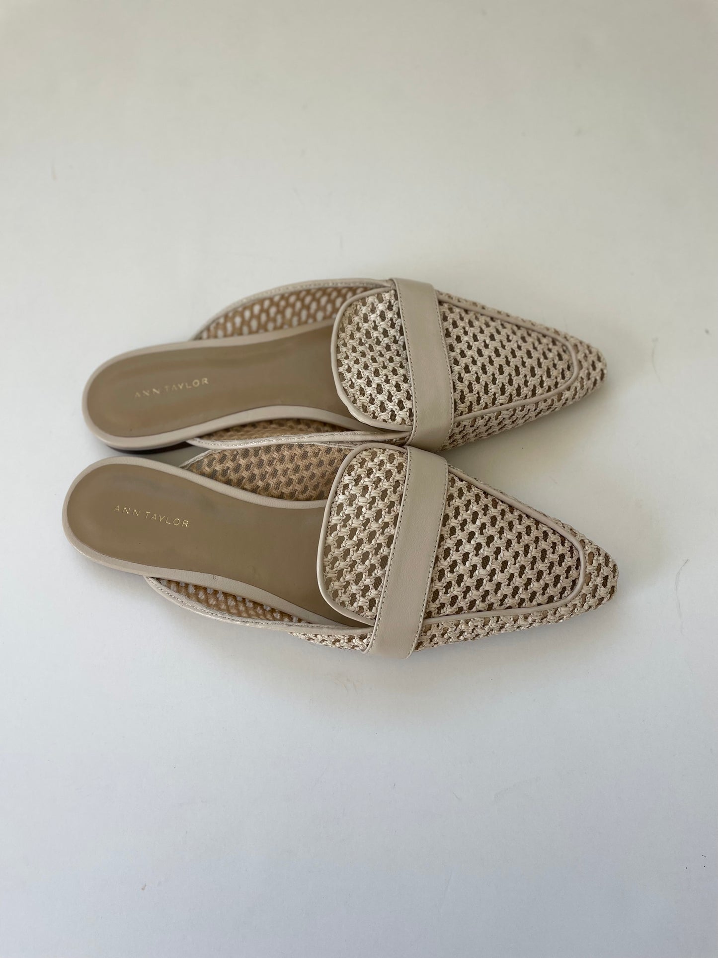 Ann Taylor Woven Mules (8)