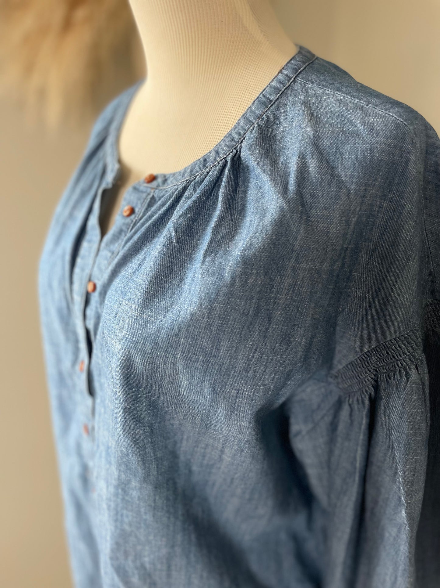 Sonoma Chambray Blouse (L)