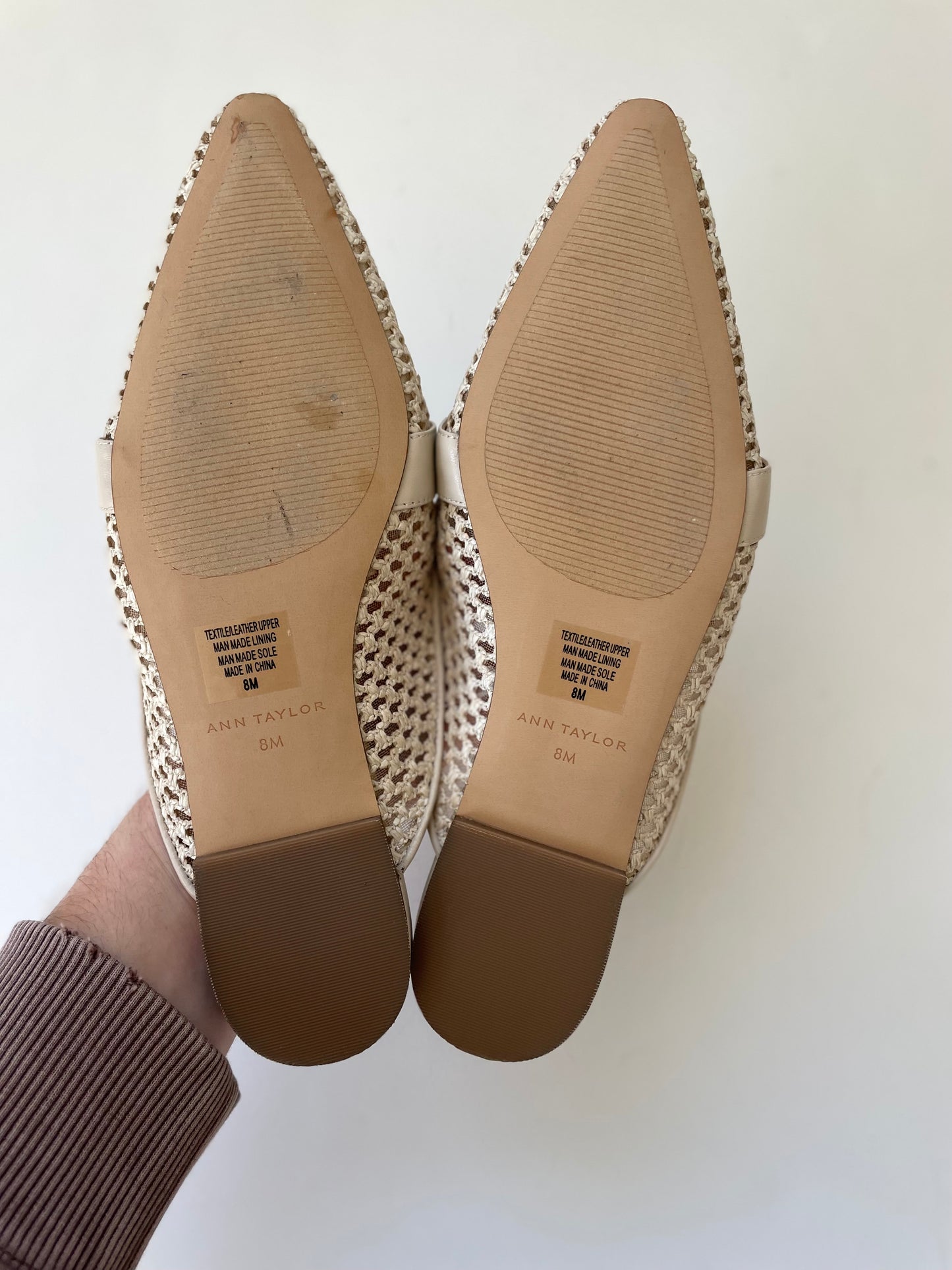 Ann Taylor Woven Mules (8)