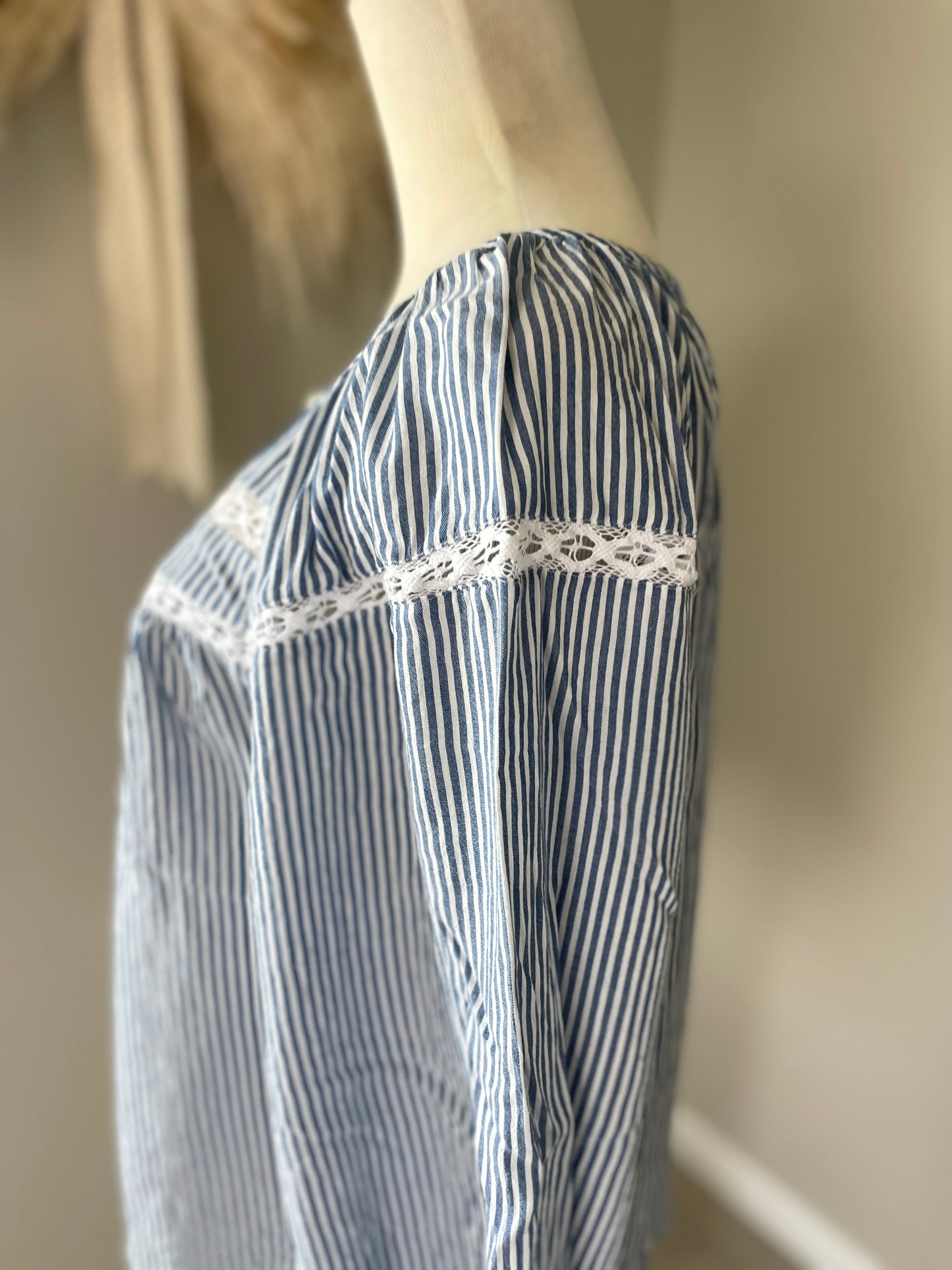 Old Navy Striped Boho Blouse (L)