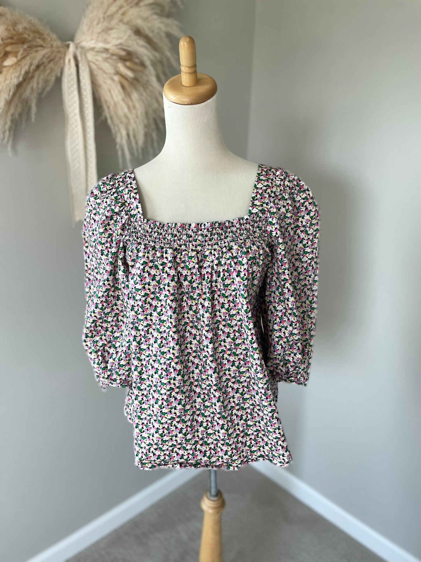 H&M Floral Blouse (M)