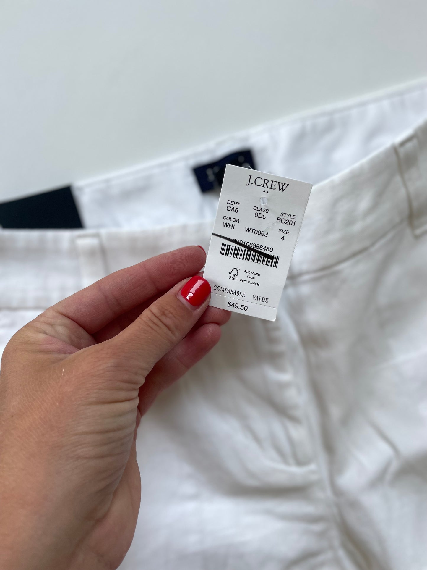 J. Crew Factory White Shorts (4)