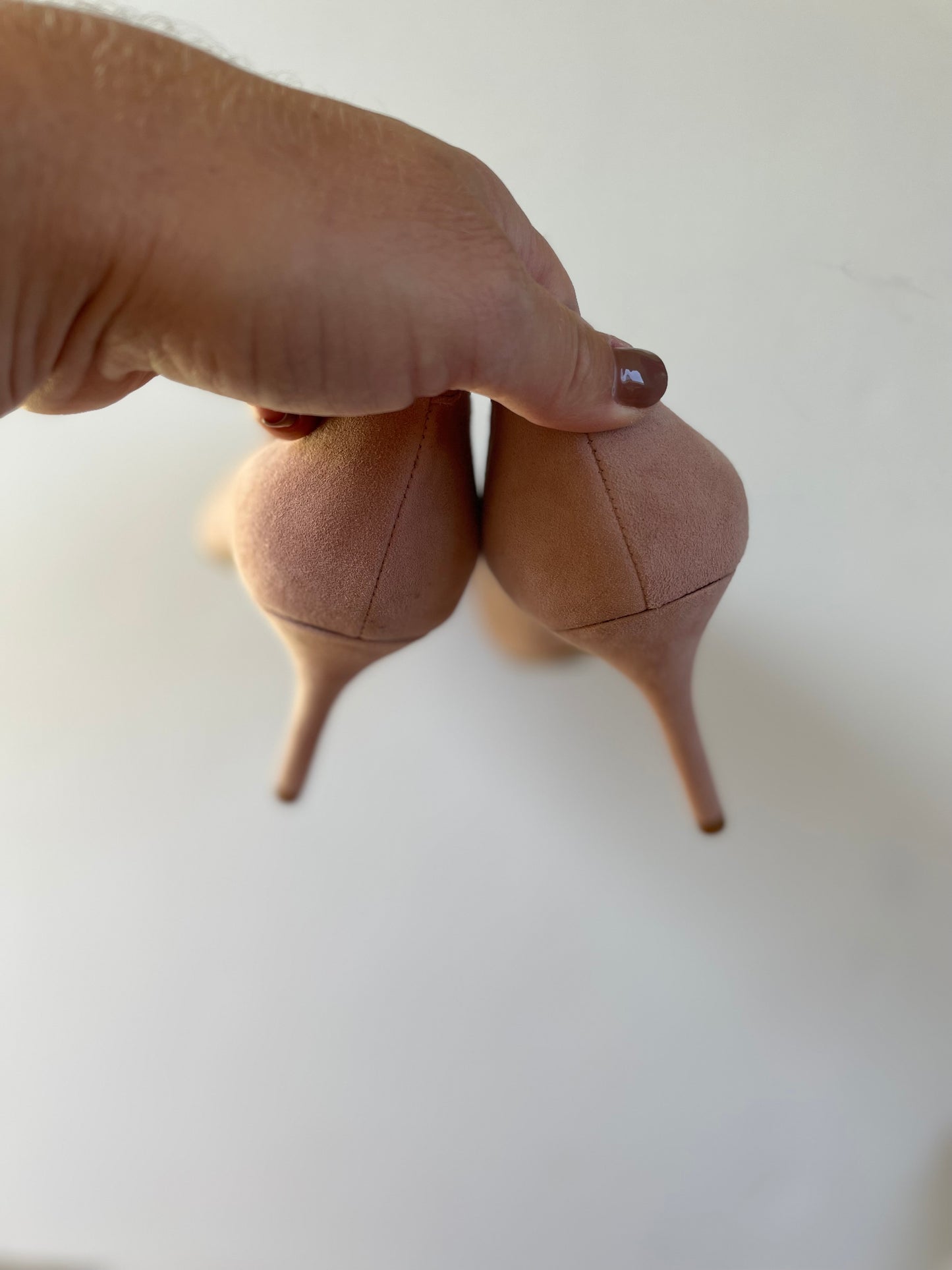 INC Blush Suede Heels (8)