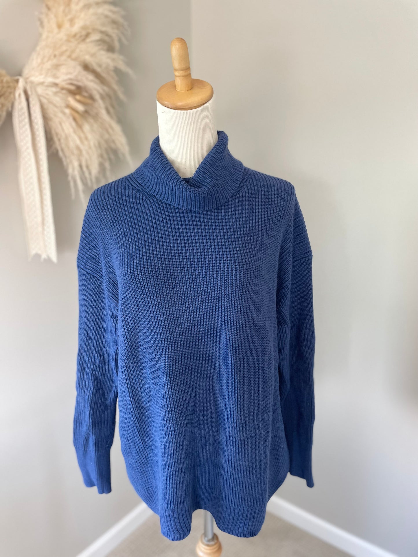 J. Crew Cotton Turtleneck Sweater (M)