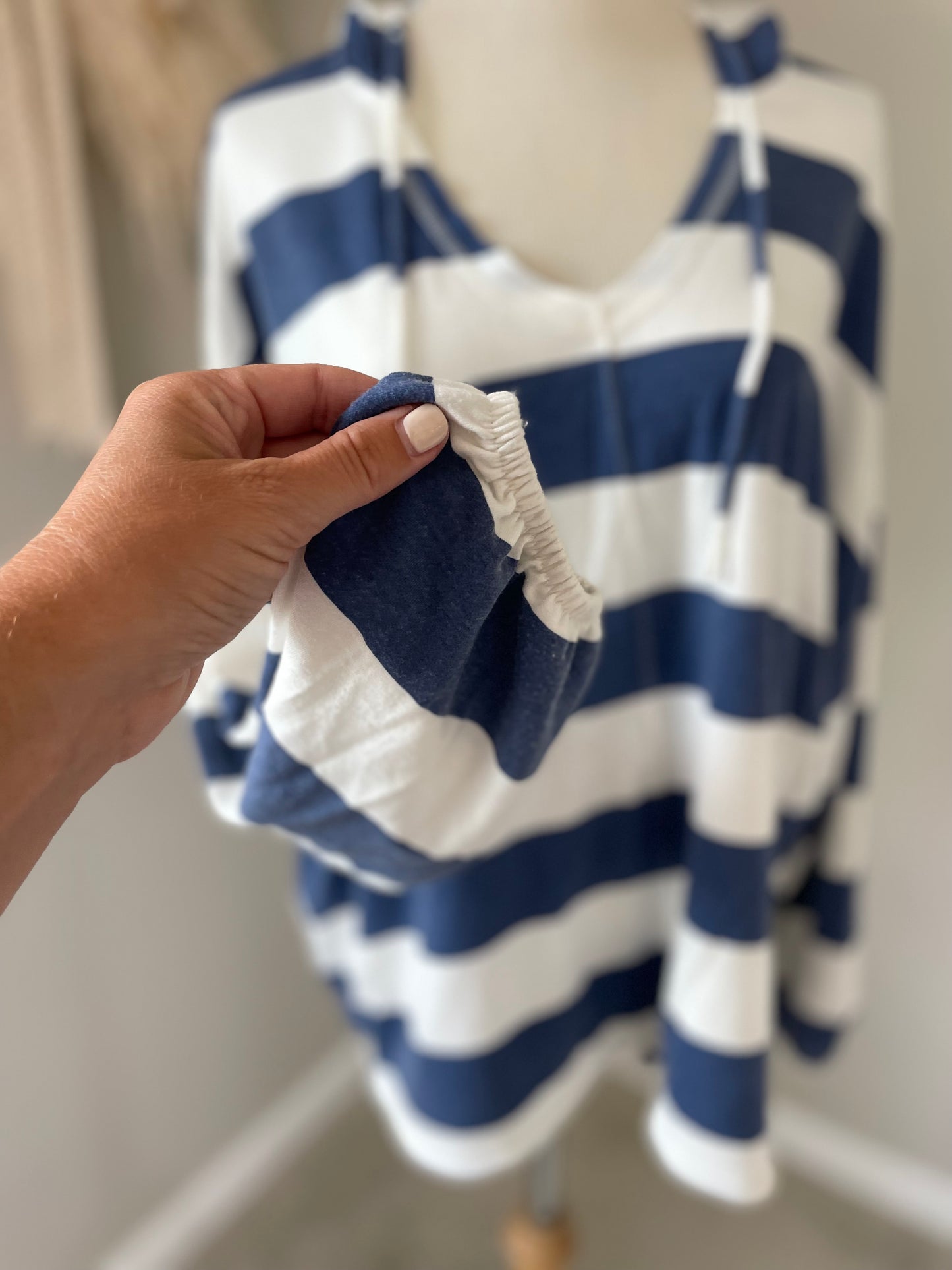 Aerie Striped Hoodie (L)