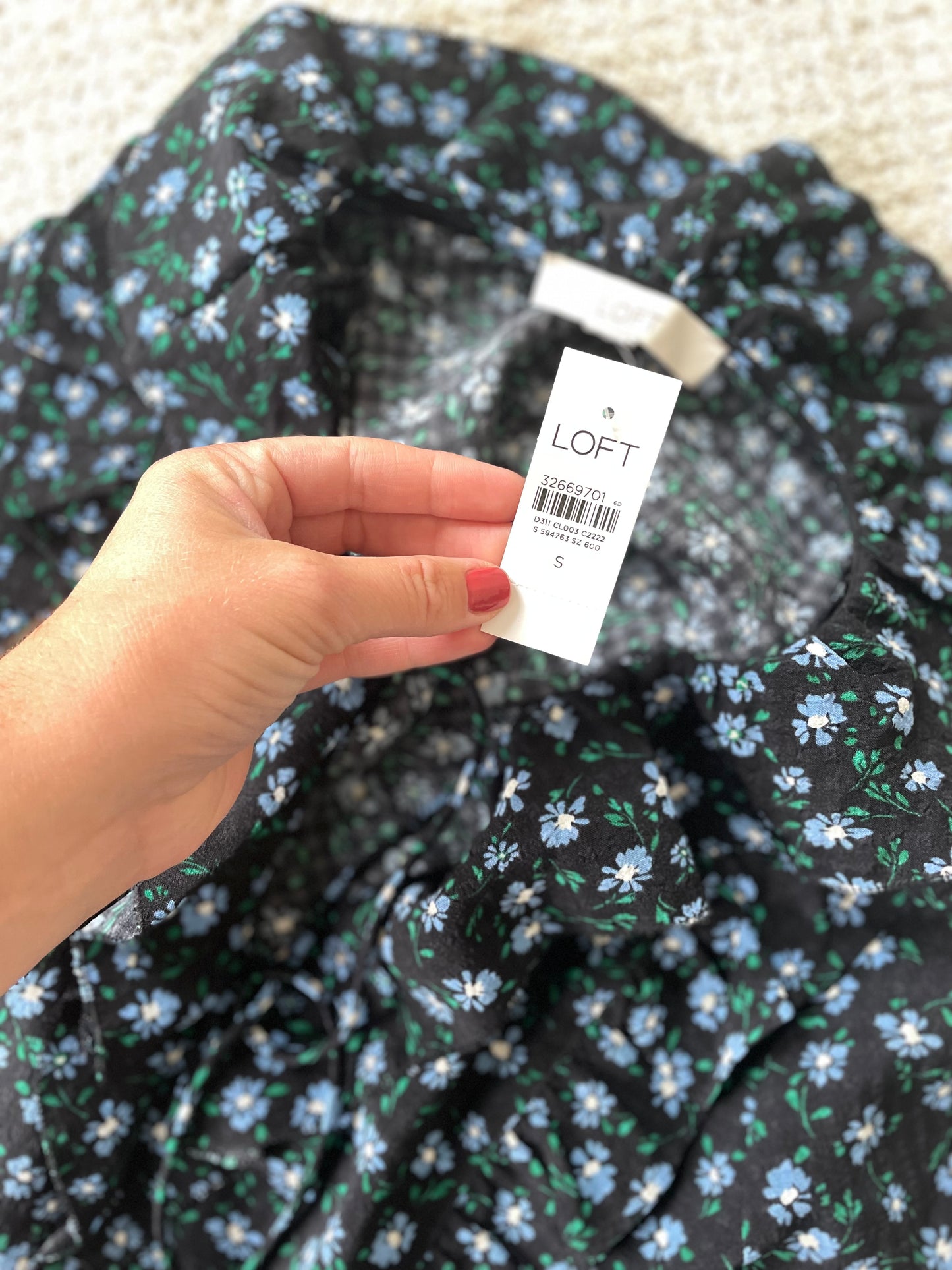 NWT Loft Floral Blouse (S)