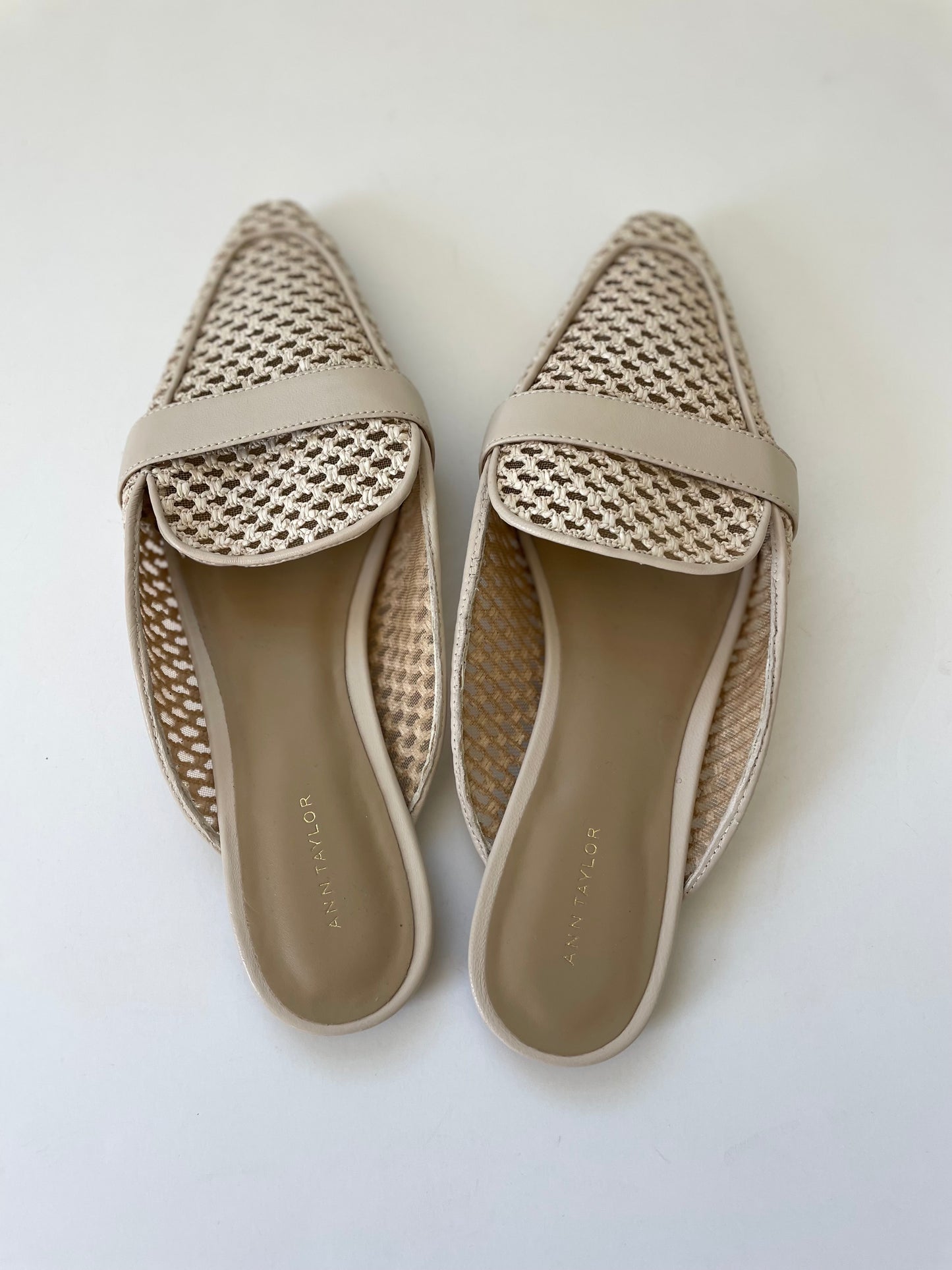 Ann Taylor Woven Mules (8)