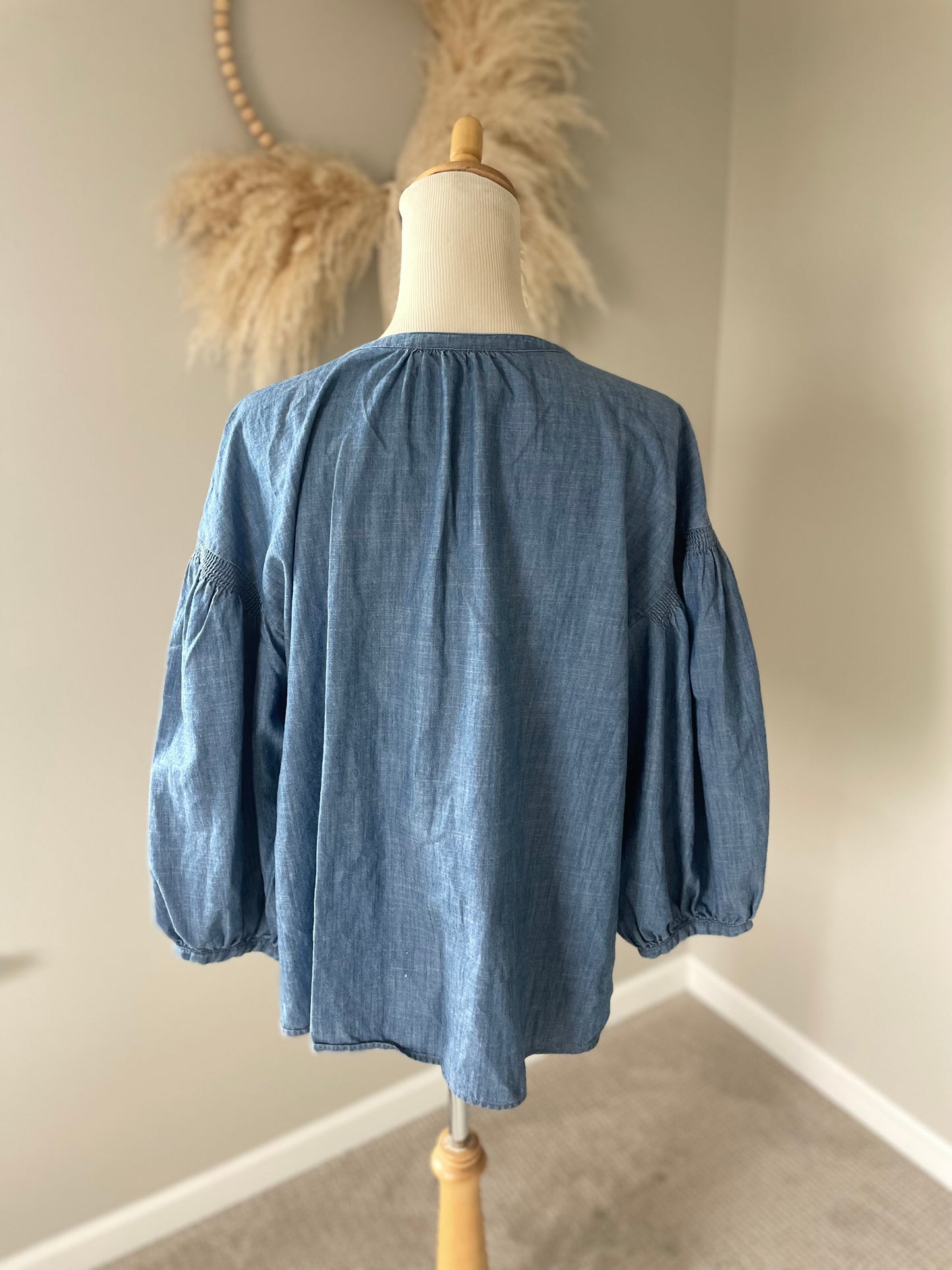 Sonoma Chambray Blouse (L)